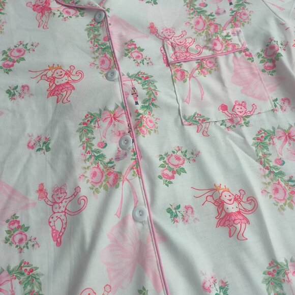 Roller Rabbit Lovely Rabbit Pajamas Set - Picture 4 of 8